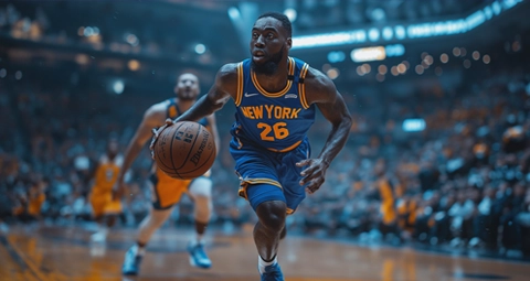 New York Knicks vs. Portland Trail Blazers Photo